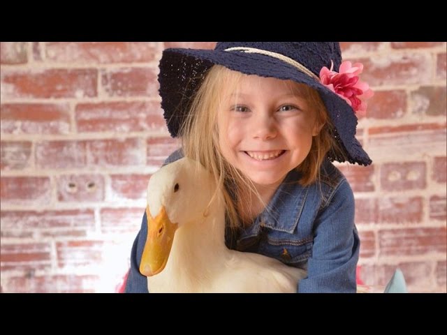 Little Girl And Her Pet Duck Are The Cutest - Video