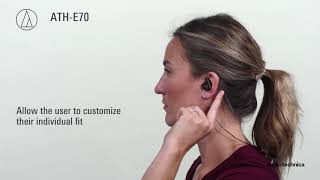 ATH-E70 Professional In-Ear Monitor Headphones