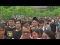 Hong Kong protesters rally in Sha Tin
