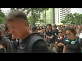 Hong Kong protesters rally in Sha Tin