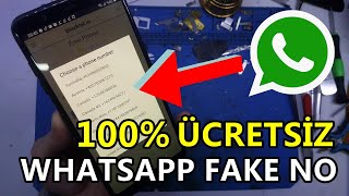 WHATSAPP %100 ÜCRETSİZ FAKE NO - BEDAVA WHATSAP NUMARA NASIL ALINIR ? #cantürkgs