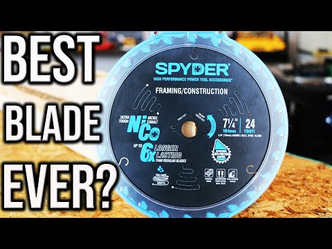 Best Circular Saw Blade EVER For Framing SPYDER Carbide - Better Than DIABLO?