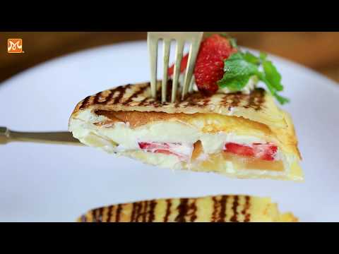 Hướng Dẫn Cách Làm Bánh Crepe Trái Cây Đơn Giản Tại Nhà | Học Nấu Ăn Gia Đình | Hướng Nghiệp Á Âu