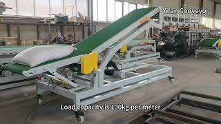 100Kg Heavy Duty Truck Loading Belt Conveyor