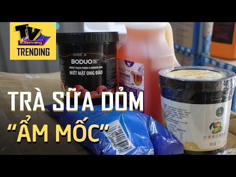 Hà Nội - Nguyên liệu trà sữa Royal Tea, Gong Cha ... ẩm mốc, không rõ xuất xứ