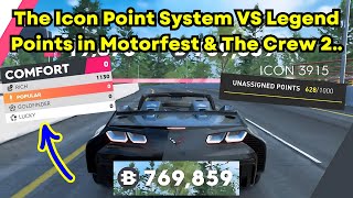 The Legend Point Vs Icon Point System In Motorfest & The Crew 2 One Is Better
