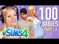 Single Girl Tries The 100-Baby Challenge In The Sims 4 | Part 3