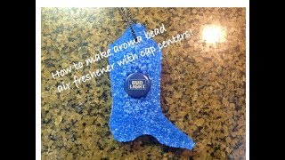 How to make Aroma Bead Air Freshener with center pieces! Add a personal touch