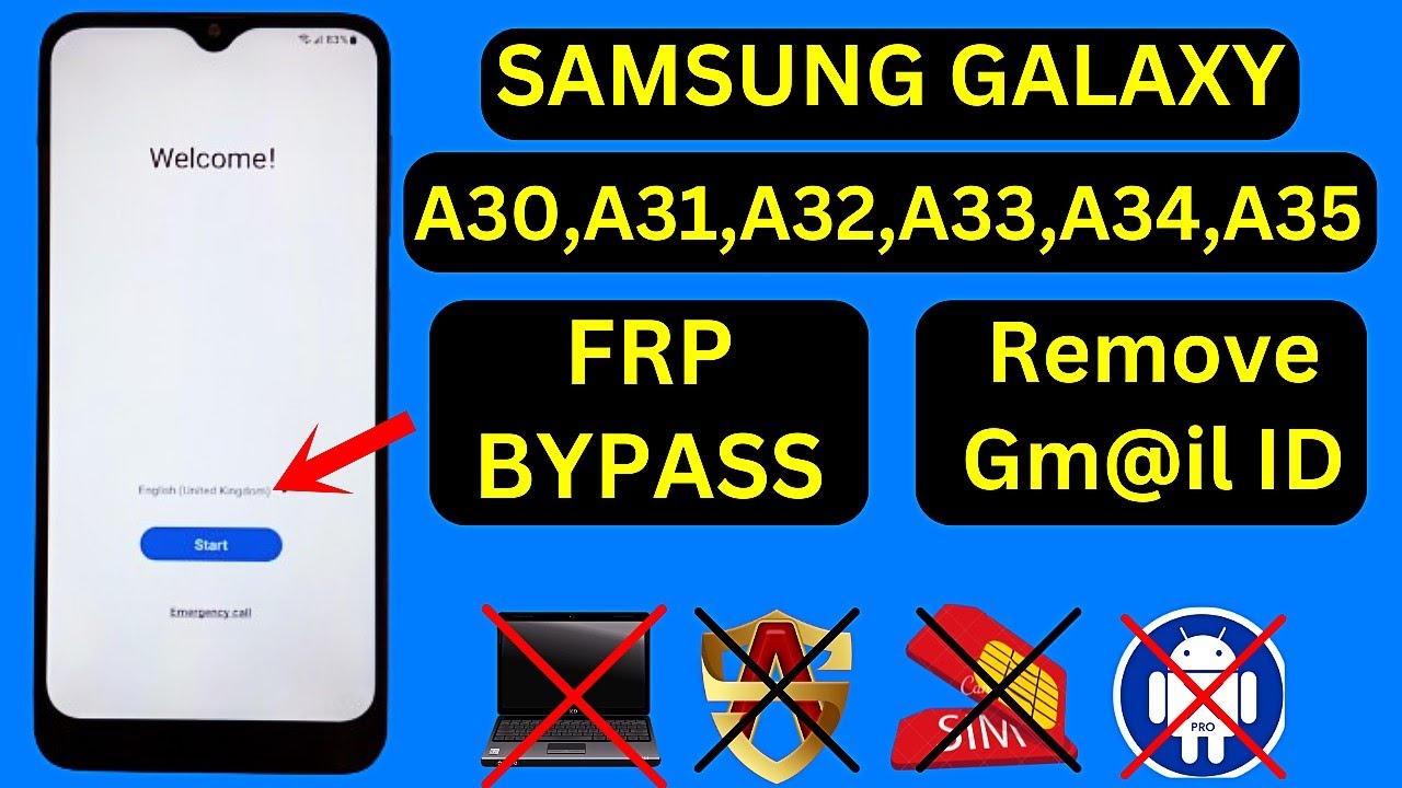 All Samsung A30,A31,A32,A33,A34,A35 FRP Bypass 2024 All Samsung A30,A31,A32,A33,A34,A35 FRP Bypass 2024