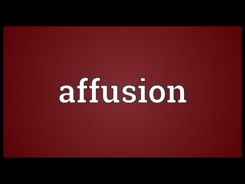 Header of affusion
