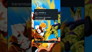 Goku Destroy Cell By Instant Kamehameha