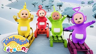 Sledge Snow Day Teletubbies - Lets Go Cartoons For Kids Wildbrain - Preschool