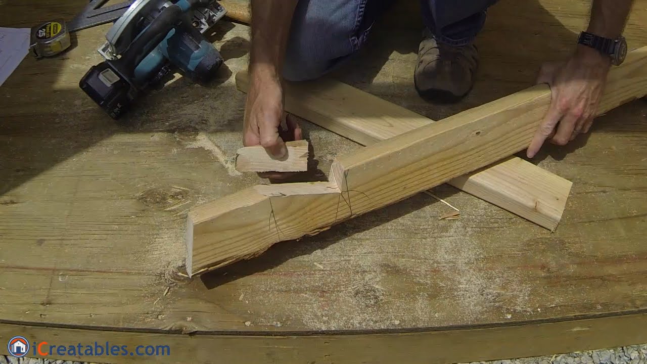 How To Build A Lean To Shed - Part 4 - Rafter Build - YouTube