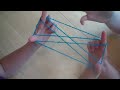 How to do cat's cradle easy! step by step, with string