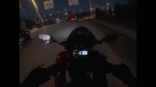 Yamaha R25 Gece Gazlaması