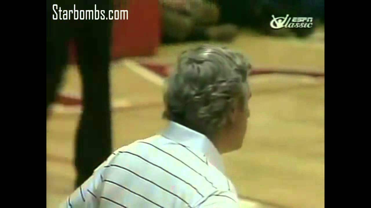 Bobby Knight Throws a Chair YouTube