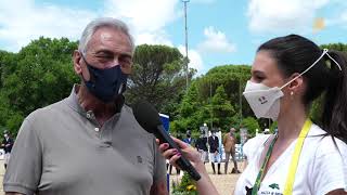 Presidente FIGC Gabriele Gravina a CSIO di Roma - Piazza di Siena Presidente FIGC Gabriele Gravina a CSIO di Roma - Piazza di Siena