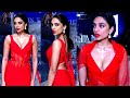 The Night Manager Fame Sobhita Dhulipala Sizzling H0T Look In Red Outfits At Lakme Fashion Week 2023