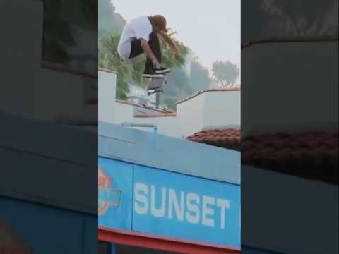 Milton kickflips into Sunset Carwash! 🤯