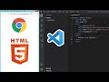 Run HTML Files using Visual Studio Code 2022