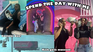 Vlog Spend The Day With Me Rich Girl Museum & More W
