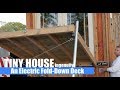 An Electric Winch Fold-Up Deck For a Tiny House?