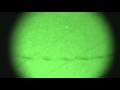 original uncut two ufos ovni October 15, 2009 7:50pm cst in night vision - with voice of witness