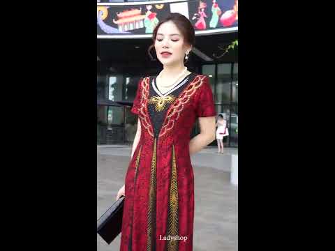 Mẫu đầm trung niên hot nhất 2020