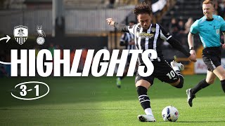 Highlights Notts County 3-1 Oldham Athletic