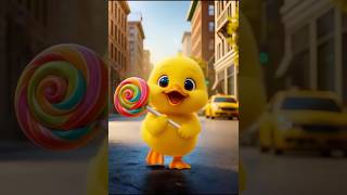 The Little Duck And The Girl Sharing Joy