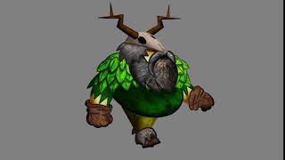 Druid Character Concept Loopable Animation Ae Duik Bel