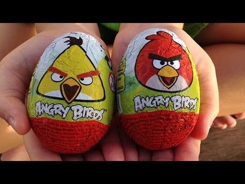 2 Angry Birds Surprise Eggs - Surprise Eggs Toys Review