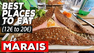 5 Restaurants in Paris Le Marais (€12 to €20)