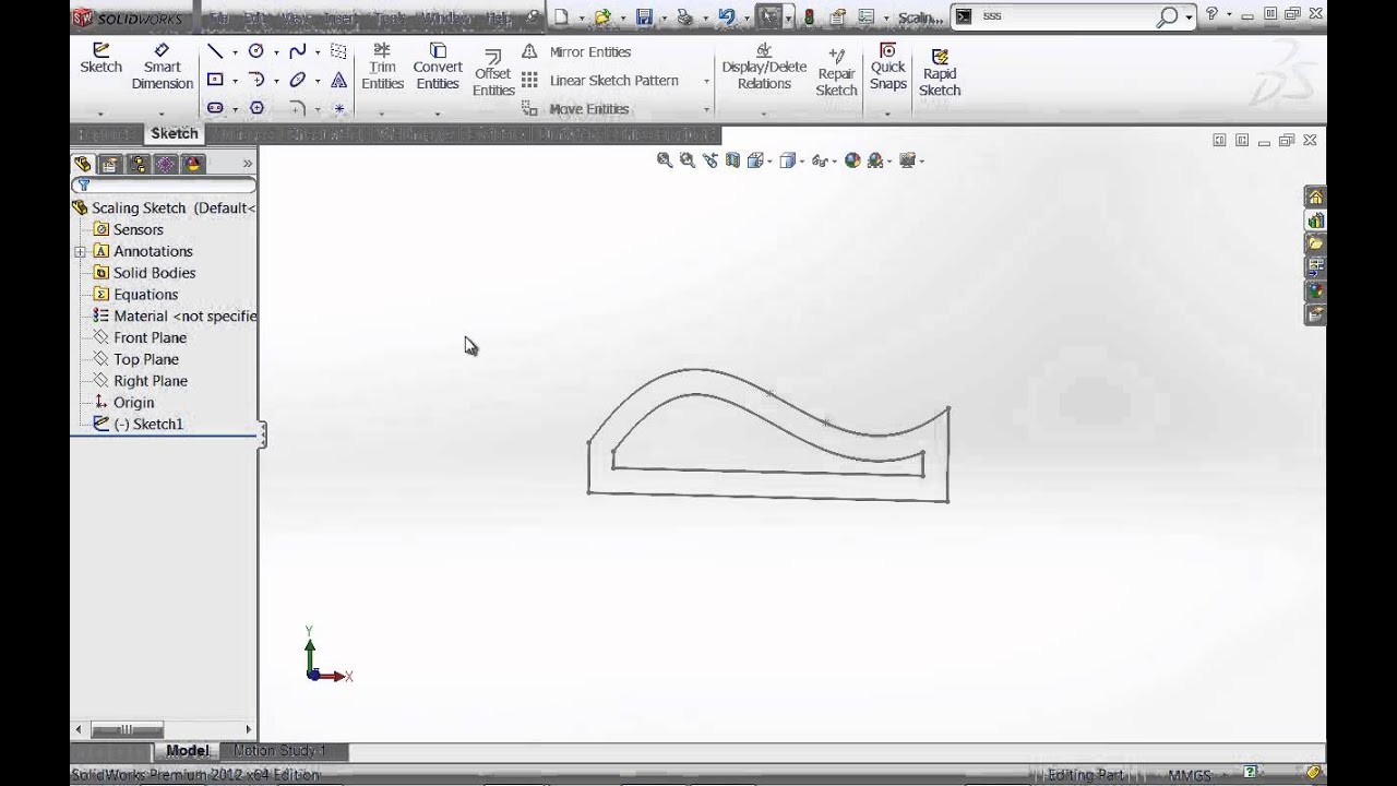 Unique Creating Scaled Sketch Solidworks Drawing with simple drawing