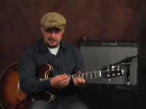 Electric lead guitar easy rock licks and riffs lesson