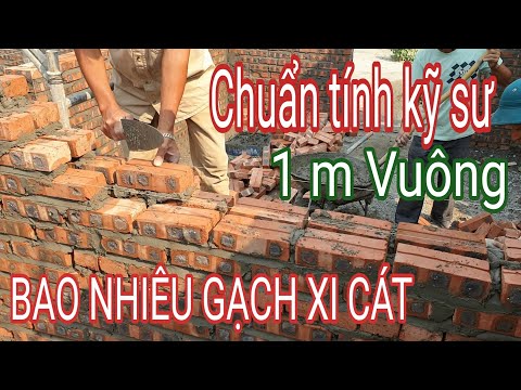 Xây Nhà Phải Biết Cánh Tính 1 Mét Vuông Bao Nhiêu Gạch Cát Xi Măng