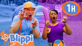 Blippi Game Show - The Twins Battle | Best Of Blippi | Kids Fun Adventure | Moonbug Kids