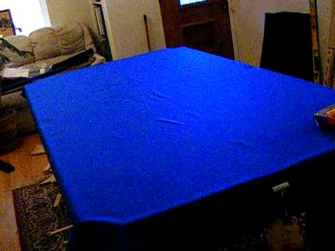 How To Install Pool Table Cloth  Home Billiards | How To Save Money 