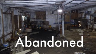 Exploring an Abandoned Mini Cooper Car Garage in Warehouses
