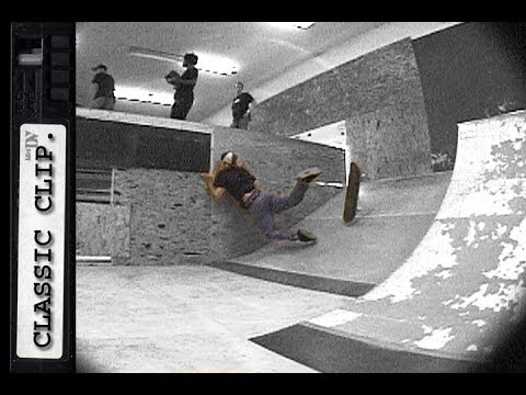 Skateboarder Hits Face on Wall Classic Skateboard Slams #85