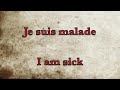 Je Suis Malade - Lara Fabian - English and French lyrics