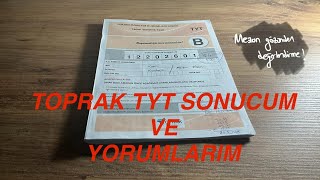 Toprak Tyt Sonu Ve Yorumlarim Yks 2026