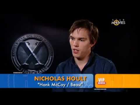 Stevie Wong interviews Nicholas Hoult who plays Hank McCoy in XMen First 