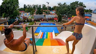 Cool Kiddo Water Slide At Vadas Thermal Sturovo