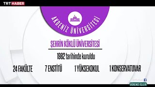 Akdeniz Üniversitesi, Trt Haber Öğrenci İşleri Programında