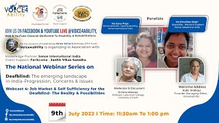 The National Webinar Series on Deafblind #Webcast_4 #voice4ability