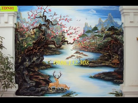 Tranh phong khach cực đẹp
