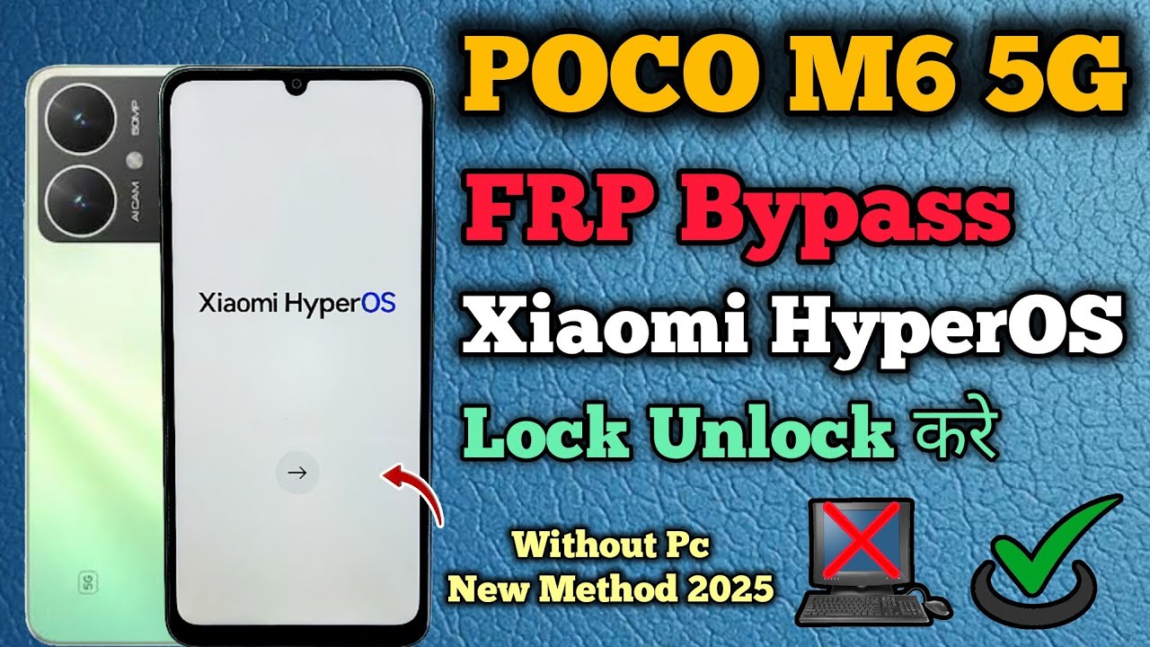 Poco M6 5G || Frp Bypass || Xiaomi || Android 14 Poco M6 5G || Frp Bypass || Xiaomi || Android 14