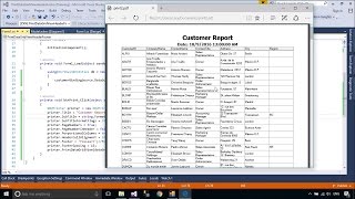 C - Print Datagridview With Header And Footer Foxlearn