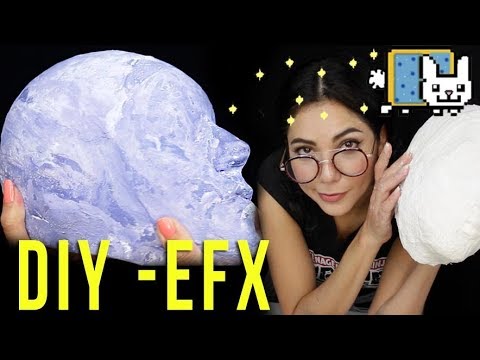 DIY Cómo hacer un molde de tu cabeza o cara para EFX con Yeso | AleEzquerro